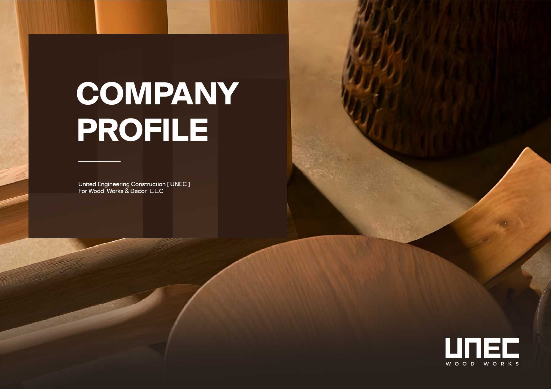 UNEC Wood Works Company Profile cover
